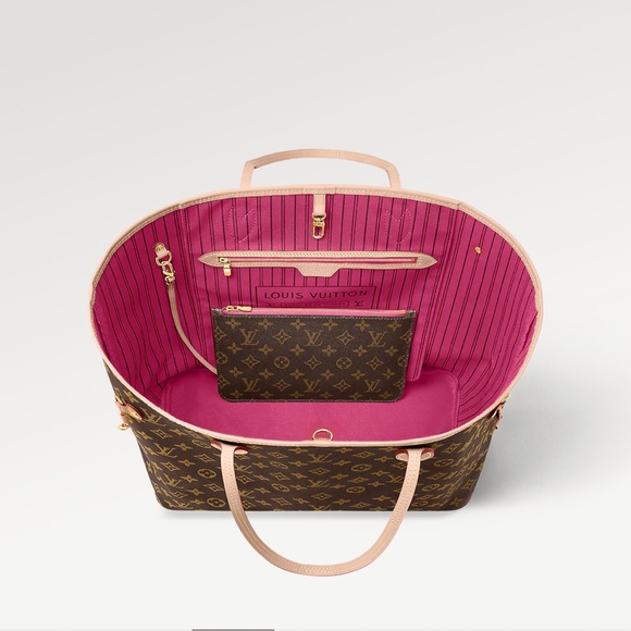 Neverfull GM Monogram Peony -pouch included - Picture 2 of 2